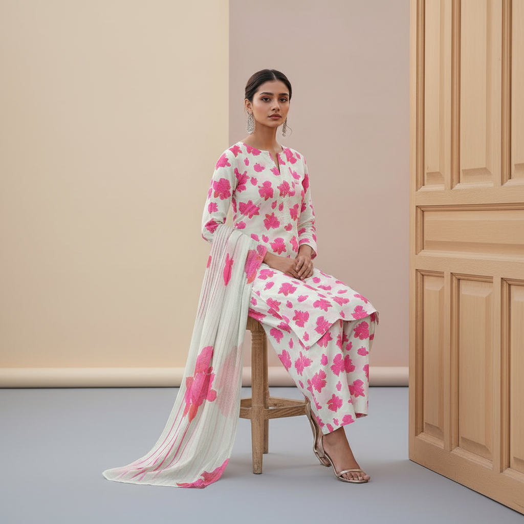 3 Piece Lawn Suit (Unstitched)