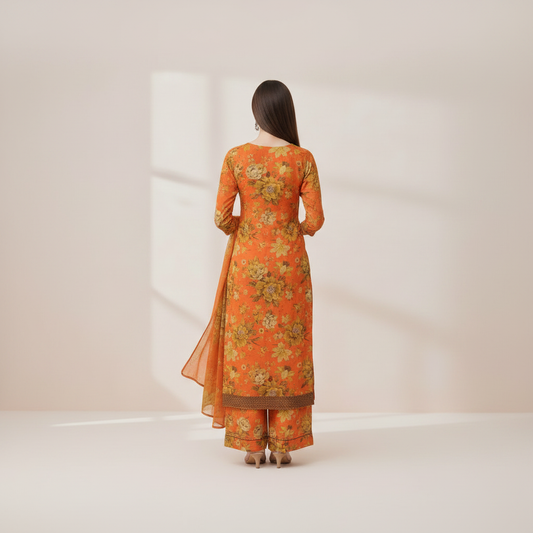 3 Piece Lawn Suit (Unstitched)