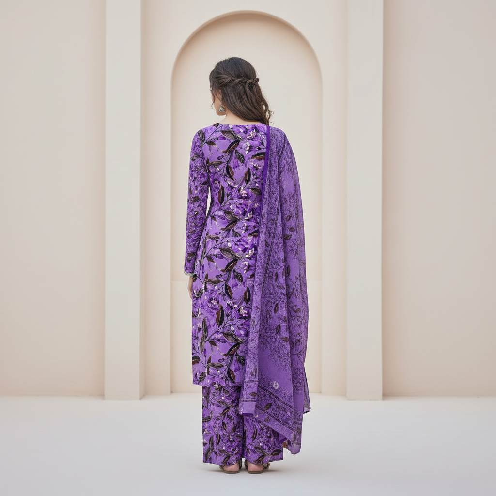 3 Piece Lawn Suit (Unstitched)