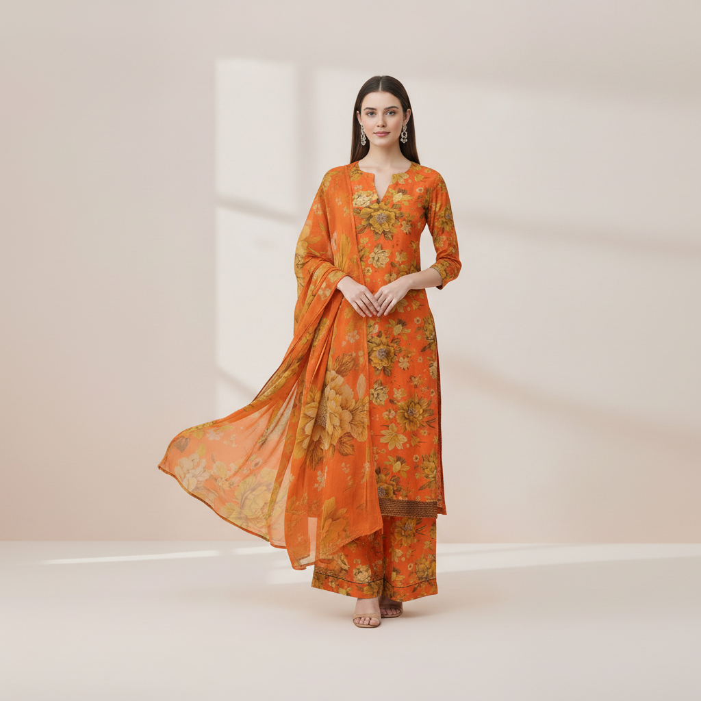 3 Piece Lawn Suit (Unstitched)