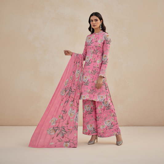 3 Piece Lawn Suit (Unstitched)