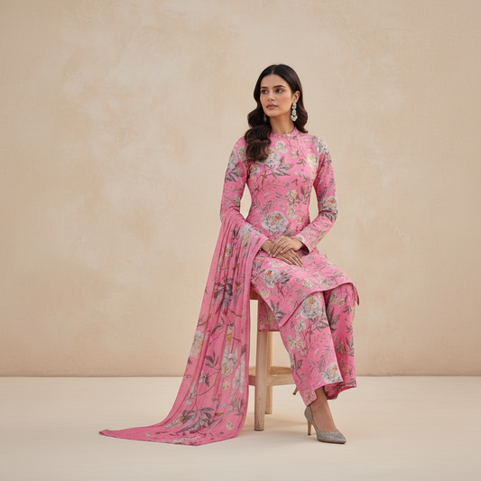 3 Piece Lawn Suit (Unstitched)
